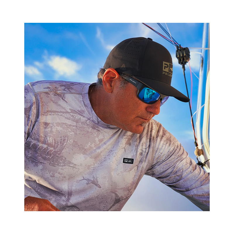 Lighthouse Matte Blue Dorado Fade - Blue Mirror | Polarized Mineral Glass