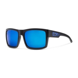 SHARK BITE MATTE SUNGLASSES  BLACK AQUA