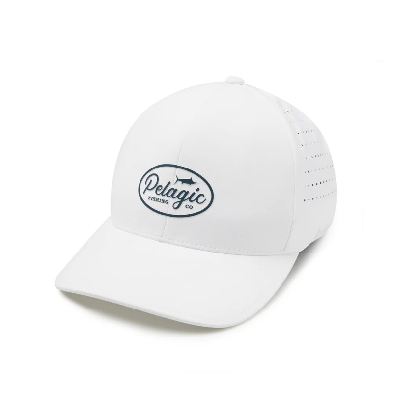 ALPHA  SNAPBACK CIRCLED WHT S/M