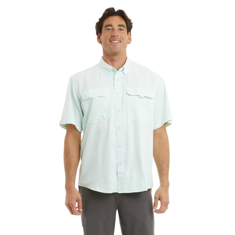 KEYS SS FISHING SHIRT - SEA