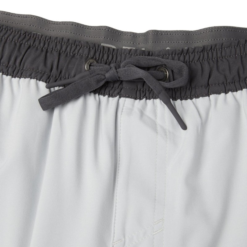 Leiday Elastic Waist Lined Solid