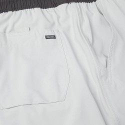 Leiday Elastic Waist Lined Solid