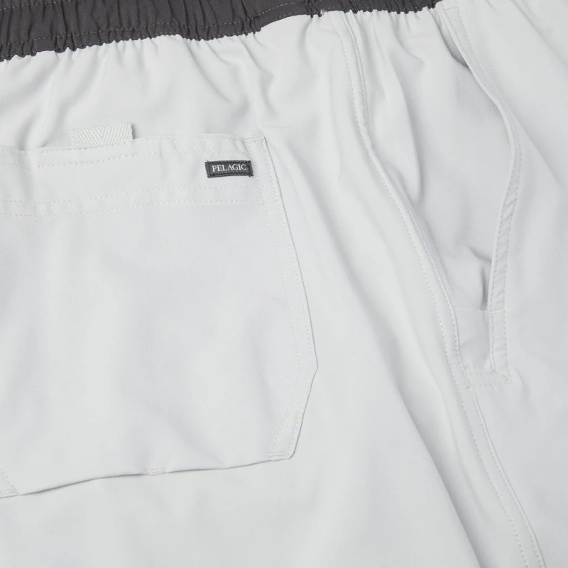 Leiday Elastic Waist Lined Solid