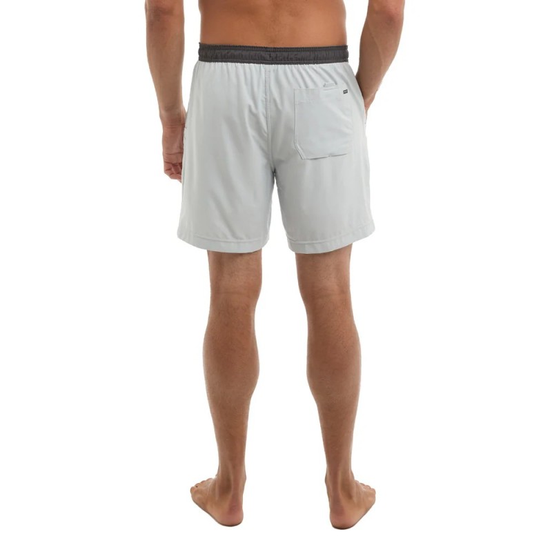 Leiday Elastic Waist Lined Solid