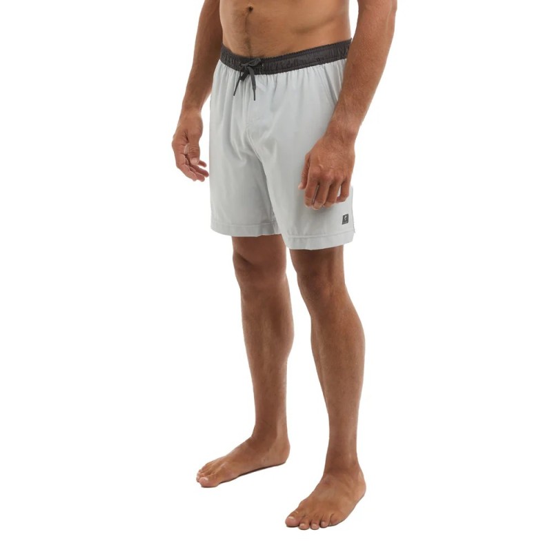 Leiday Elastic Waist Lined Solid